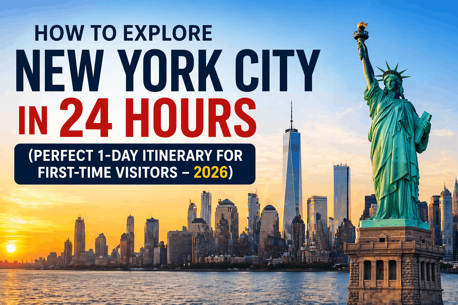 How to Explore New York City in 1 Day (Perfect Itinerary for First-Time Visitors – 2026)