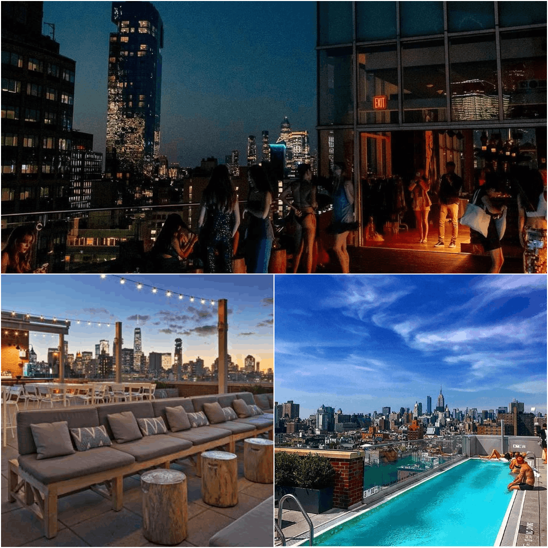 Mr. Purple Rooftop NYC – Stylish Rooftop Bar for Friends Night Out