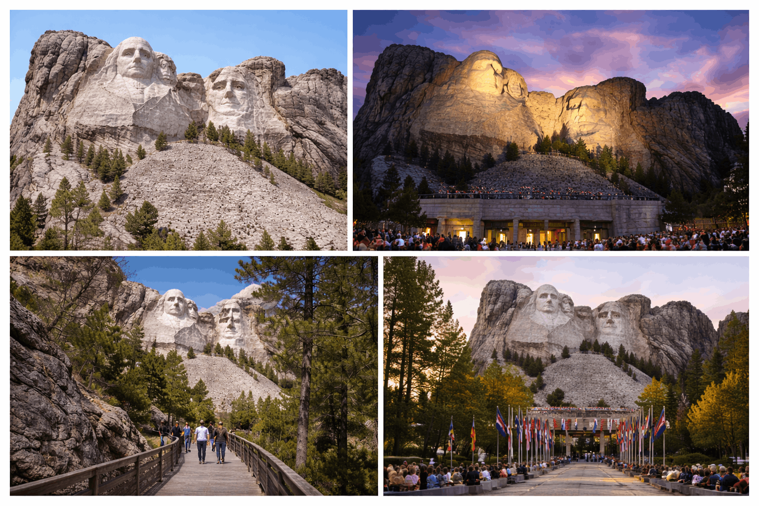 Mount Rushmore South Dakota, famous landmarks USA